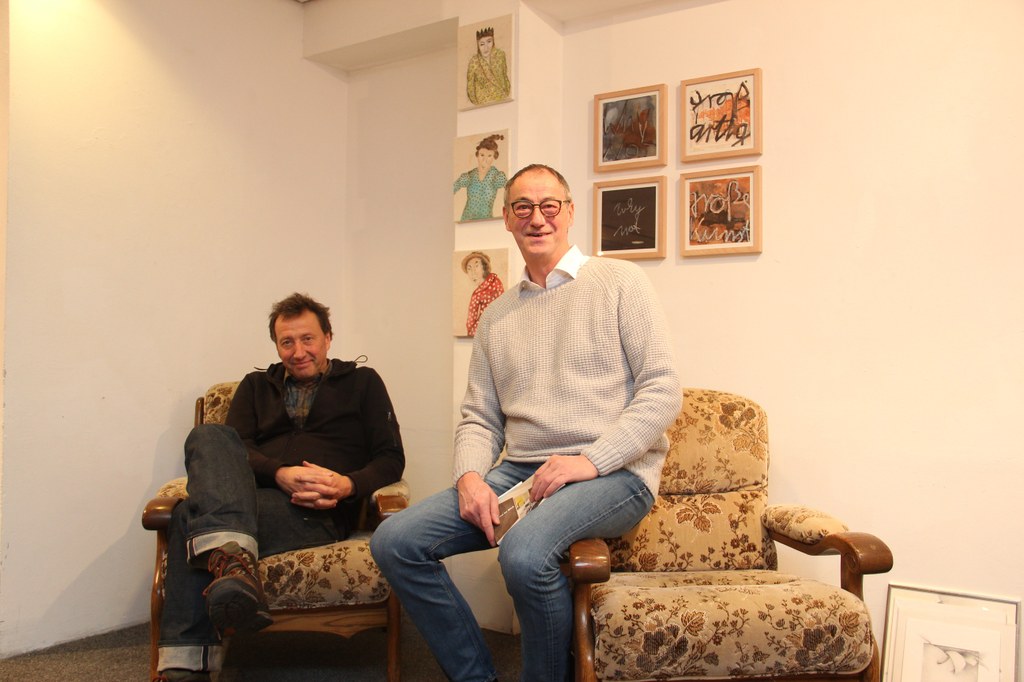 Hans Ennen-Köffers, Leiter der Alten Post (rechts), und sein Stellvertreter Klaus Richter. 